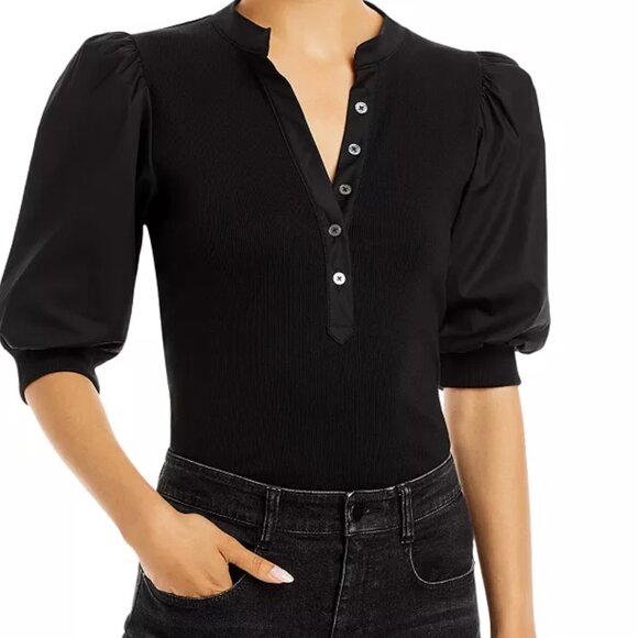 Veronica Beard Tops - Veronica Beard Coralee Black Top Size M